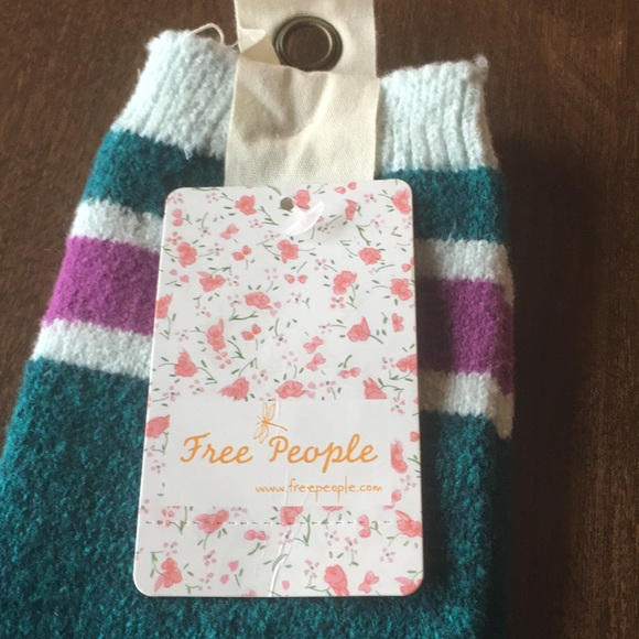 Free People Peacock Combo Cozy Socks - NWT - Picture 5 of 8
